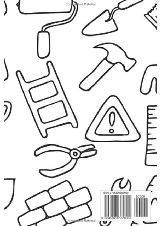 Tools and More Coloring Book